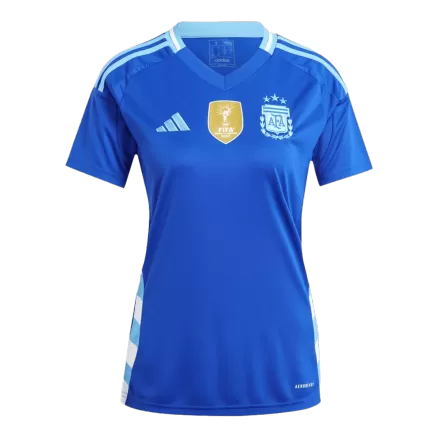 Camiseta Argentina Copa América 2024 Segunda Equipación Visitante Mujer - Versión Hincha - camisetasfutbol
