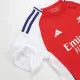 Miniconjunto Completo Arsenal 2024/25 Primera Equipación Local Niño (Camiseta + Pantalón Corto + Calcetines) - camisetasfutbol