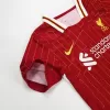 Miniconjunto Completo Liverpool 2024/25 Primera Equipación Local Niño (Camiseta + Pantalón Corto + Calcetines) - camisetasfutbol