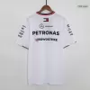 Calidad Premium Camiseta de Mercedes AMG Petronas F1 Racing Team T-Shirt White 2024 Hombre - camisetasfutbol