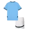 Miniconjunto Manchester City 2024/25 Primera Equipación Local Niño (Camiseta + Pantalón Corto) - camisetasfutbol