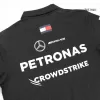 Camiseta Tipo Polo de Mercedes AMG Petronas F1 Racing Team Polo Black 2024 Hombre Negro - camisetasfutbol