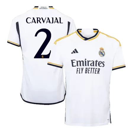 Calidad Premium Camiseta CARVAJAL #2 Real Madrid 2023/24 Primera Equipación Local Hombre - Versión Hincha - camisetasfutbol