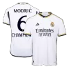 Camiseta Auténtica MODRIĆ #6 CHAMPIONS Real Madrid 2023/24 Primera Equipación Local Hombre - Versión Jugador - camisetasfutbol