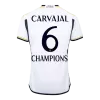 Calidad Premium Camiseta CARVAJAL #6 CHAMPIONS Real Madrid 2023/24 Primera Equipación Local Hombre - Versión Hincha - camisetasfutbol