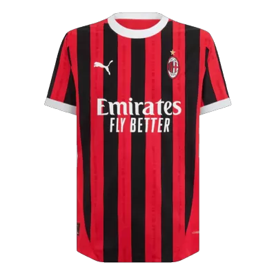 Camiseta Auténtica AC Milan 2024/25 Primera Equipación Local Hombre - Versión Jugador - camisetasfutbol