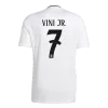 Calidad Premium Camiseta VINI JR. #7 Real Madrid 2024/25 Primera Equipación Local Hombre - Versión Hincha - camisetasfutbol