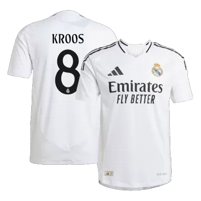 Camiseta Auténtica KROOS #8 Real Madrid 2024/25 Primera Equipación Local Hombre - Versión Jugador - camisetasfutbol