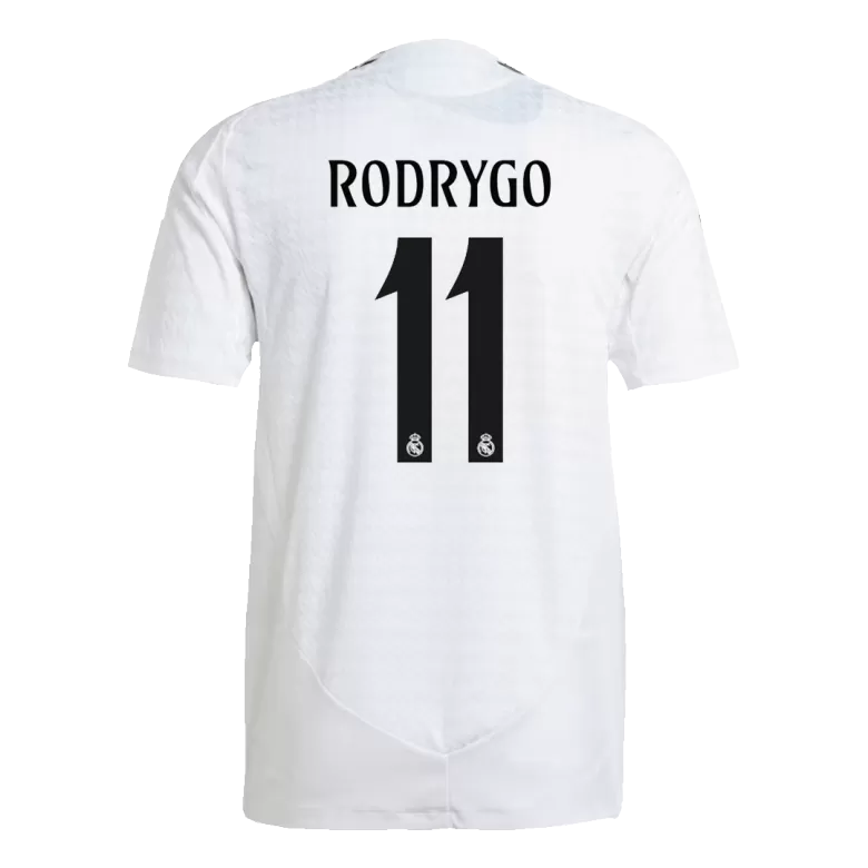 Camiseta Auténtica RODRYGO #11 Real Madrid 2024/25 Primera Equipación Local Hombre - Versión Jugador - camisetasfutbol