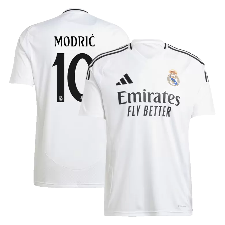 Camiseta MODRIĆ #10 Real Madrid 2024/25 Primera Equipación Local Hombre - Versión Hincha - camisetasfutbol