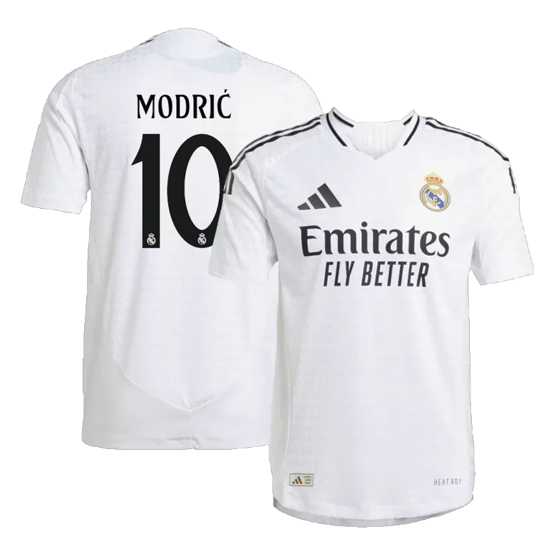 Camiseta Auténtica MODRIĆ #10 Real Madrid 2024/25 Primera Equipación Local Hombre - Versión Jugador - camisetasfutbol
