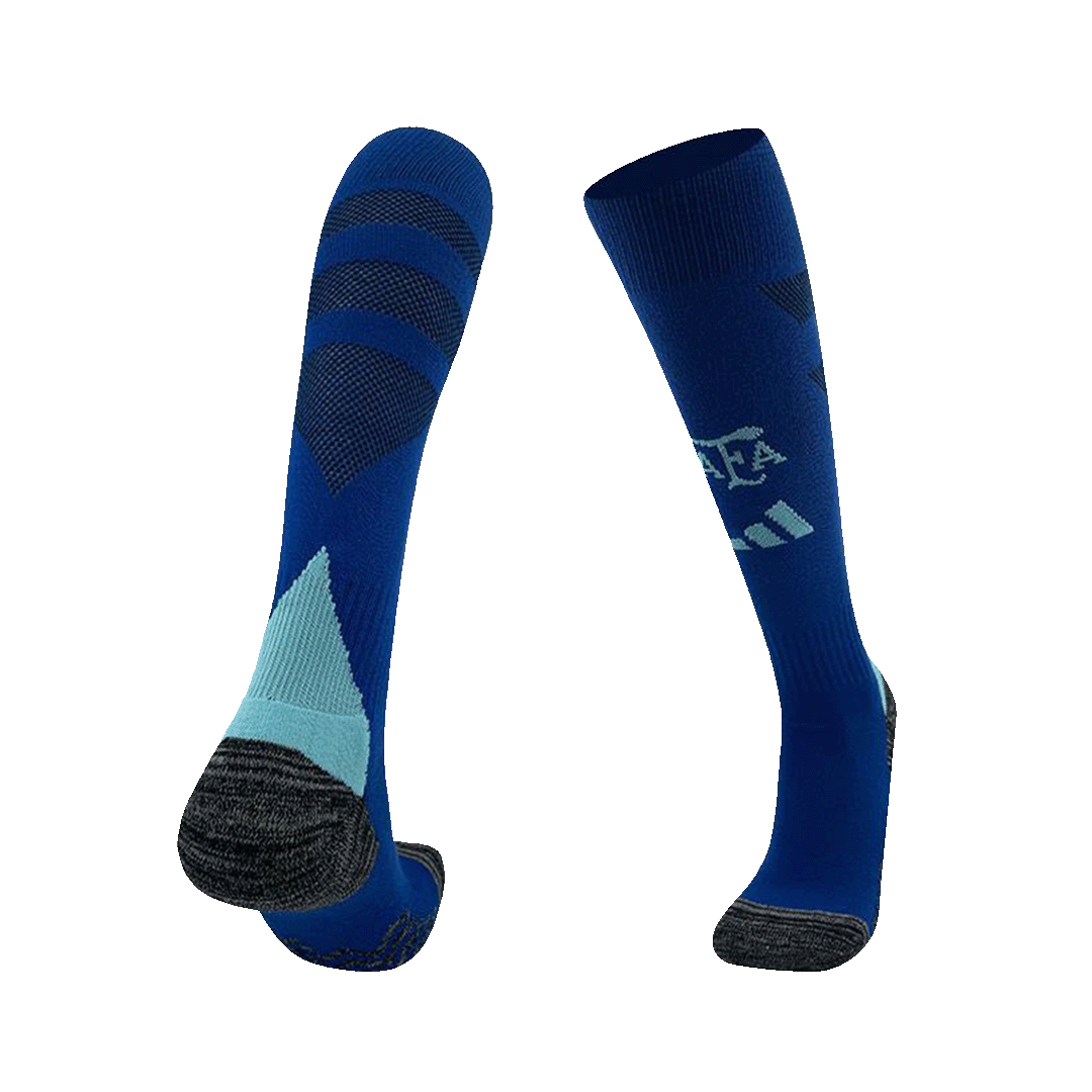 Argentina Segunda Equipación Visitante Fútbol Calcetines Copa América Hombre - camisetasfutbol