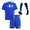 Miniconjunto Completo Argentina 2024 Segunda Equipación Visitante Niño (Camiseta + Pantalón Corto + Calcetines) - camisetasfutbol