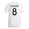 Camiseta Auténtica VALVERDE #8 Real Madrid 2024/25 Primera Equipación Local Hombre - Versión Jugador - camisetasfutbol