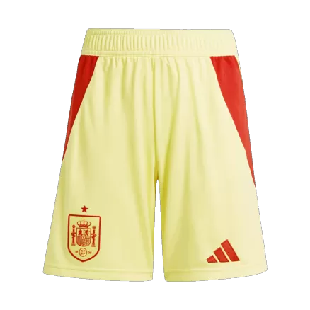 Pantalón Corto España Euro 2024 Segunda Equipación Visitante Hombre - camisetasfutbol