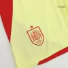 Pantalón Corto España Euro 2024 Segunda Equipación Visitante Hombre - camisetasfutbol