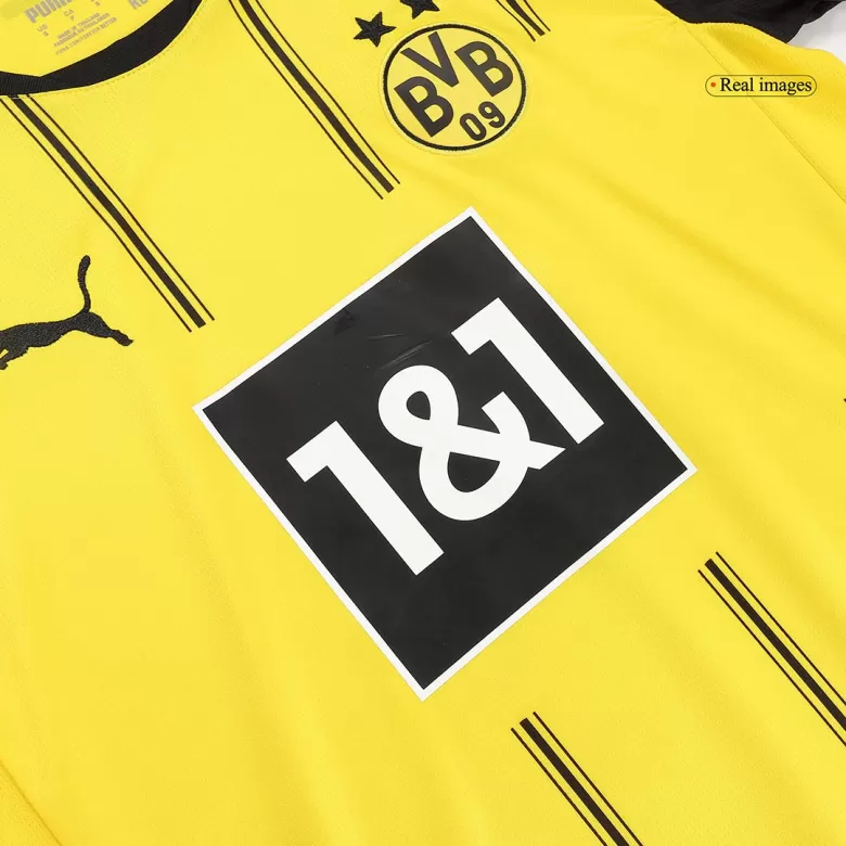 Conjunto Borussia Dortmund 
2024/25 Primera Equipación Local Hombre (Camiseta + Pantalón Corto) - camisetasfutbol