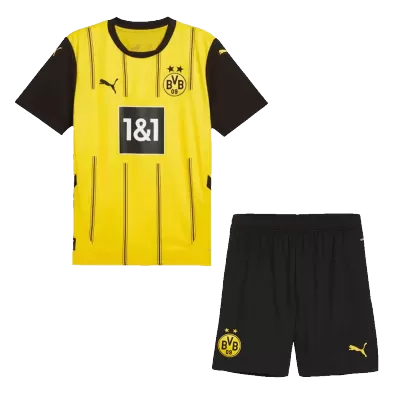 Conjunto Borussia Dortmund 
2024/25 Primera Equipación Local Hombre (Camiseta + Pantalón Corto) - camisetasfutbol