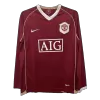 Camiseta Retro 2006/07 Manchester United Primera Equipación Manga Larga Local Hombre - Versión Hincha - camisetasfutbol