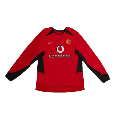 Camiseta de Fútbol Retro Manchester United Local 2002/03 para Hombre - Version Hincha Personalizada - camisetasfutbol