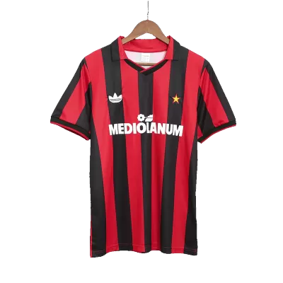 Camiseta Retro 1990/91 AC Milan Primera Equipación Local Hombre - Versión Hincha - camisetasfutbol