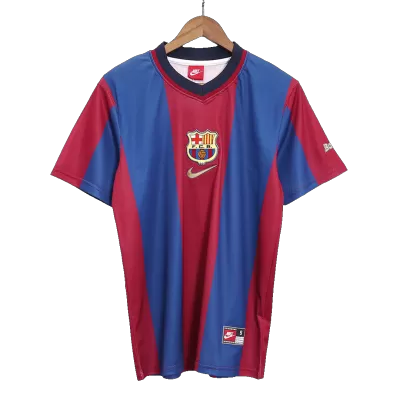 Camiseta Retro 1998/99 Barcelona Primera Equipación Local Hombre - Versión Hincha - camisetasfutbol