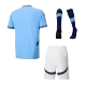 Conjunto Completo Manchester City 2024/25 Primera Equipación Local Hombre (Camiseta + Pantalón Corto + Calcetines) - camisetasfutbol