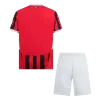 Conjunto AC Milan 
2024/25 Primera Equipación Local Hombre (Camiseta + Pantalón Corto) - camisetasfutbol