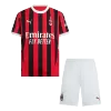 Conjunto AC Milan 
2024/25 Primera Equipación Local Hombre (Camiseta + Pantalón Corto) - camisetasfutbol