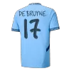 Calidad Premium UCL Camiseta DE BRUYNE #17 Manchester City 2024/25 Primera Equipación Local Hombre - Versión Hincha - camisetasfutbol