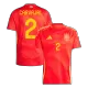 Camiseta CARVAJAL #2 España Euro 2024 Primera Equipación Local Hombre - Versión Hincha - camisetasfutbol