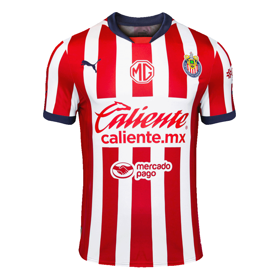 Camiseta Auténtica Chivas Primera Equipación Local Hombre - Versión Jugador - camisetasfutbol