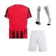 Conjunto Completo AC Milan 2024/25 Primera Equipación Local Hombre (Camiseta + Pantalón Corto + Calcetines) - camisetasfutbol