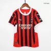 Miniconjunto AC Milan 2024/25 Primera Equipación Local Niño (Camiseta + Pantalón Corto) - camisetasfutbol