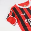 Miniconjunto AC Milan 2024/25 Primera Equipación Local Niño (Camiseta + Pantalón Corto) - camisetasfutbol