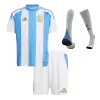 Miniconjunto Completo Argentina Copa América 2024 Primera Equipación Local Niño (Camiseta + Pantalón Corto + Calcetines) - camisetasfutbol