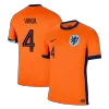 Camiseta VIRGIL #4 Holanda Euro 2024 Primera Equipación Local Hombre - Versión Hincha - camisetasfutbol