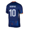 Camiseta MEMPHIS #10 Holanda Euro 2024 Segunda Equipación Visitante Hombre - Versión Hincha - camisetasfutbol