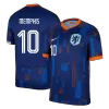 Camiseta MEMPHIS #10 Holanda Euro 2024 Segunda Equipación Visitante Hombre - Versión Hincha - camisetasfutbol