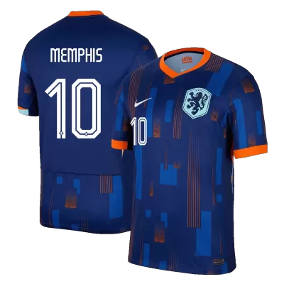 Camiseta MEMPHIS #10 Holanda Euro 2024 Segunda Equipación Visitante Hombre - Versión Hincha - camisetasfutbol