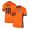 Camiseta MALEN #18 Holanda Euro 2024 Primera Equipación Local Hombre - Versión Hincha - camisetasfutbol