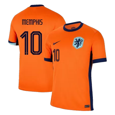 Camiseta MEMPHIS #10 Holanda Euro 2024 Primera Equipación Local Hombre - Versión Hincha - camisetasfutbol