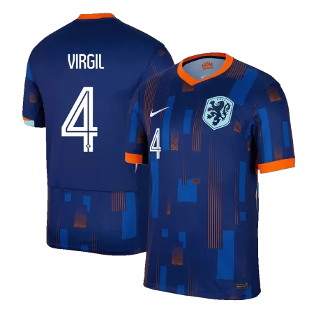 Camiseta VIRGIL #4 Holanda Euro 2024 Segunda Equipación Visitante Hombre - Versión Hincha - camisetasfutbol