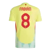 Camiseta FABIÁN #8 España Euro 2024 Segunda Equipación Visitante Hombre - Versión Hincha - camisetasfutbol