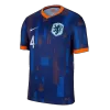 Camiseta VIRGIL #4 Holanda Euro 2024 Segunda Equipación Visitante Hombre - Versión Hincha - camisetasfutbol