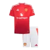 Miniconjunto Manchester United 2024/25 Primera Equipación Local Niño (Camiseta + Pantalón Corto) - camisetasfutbol