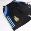 Pantalón Corto Argentina Copa América 2024 Pre-Partido Entrenamiento Hombre - camisetasfutbol