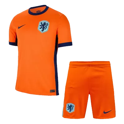 Conjunto Holanda Euro 
2024 Primera Equipación Local Hombre (Camiseta + Pantalón Corto) - camisetasfutbol