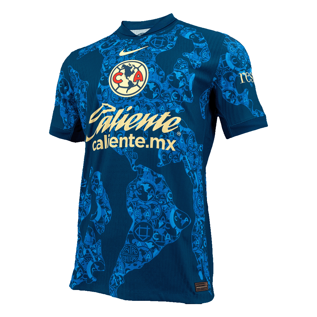 Camiseta Auténtica Club America Aguilas Segunda Equipación Visitante Hombre - Versión Jugador - camisetasfutbol