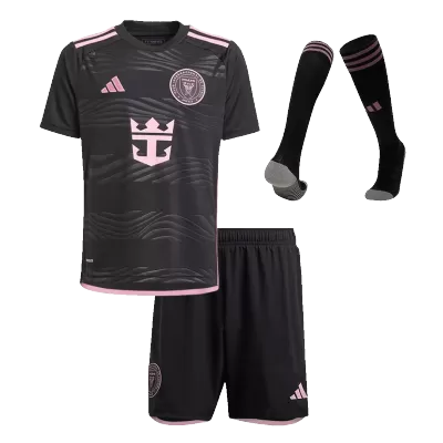 Miniconjunto Completo Inter Miami CF 2024 Segunda Equipación Visitante Niño (Camiseta + Pantalón Corto + Calcetines) - camisetasfutbol